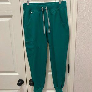 FIGS - Zamora Jogger Scrubs Pants, Hunter green, Small petite